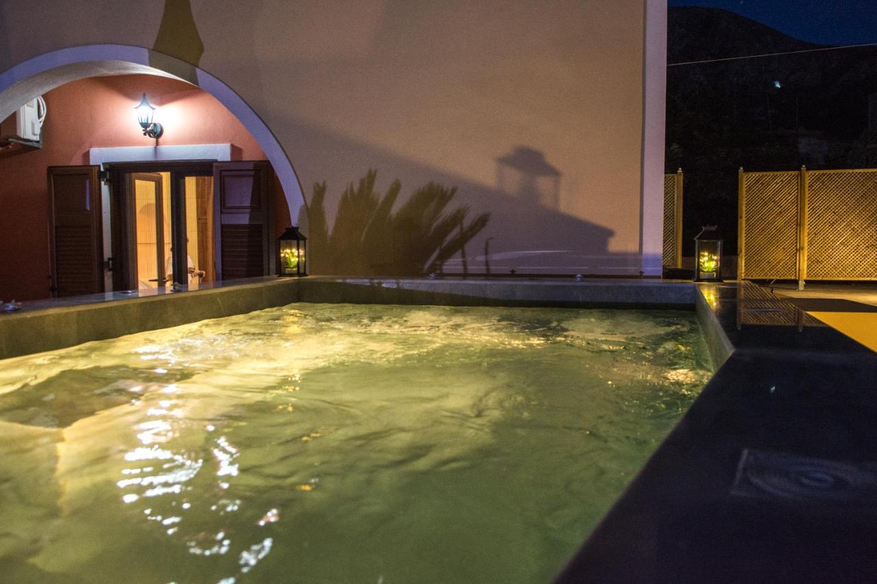 Karpimo Vineyard Villa With Heated Pool Éxo Goniá エクステリア 写真
