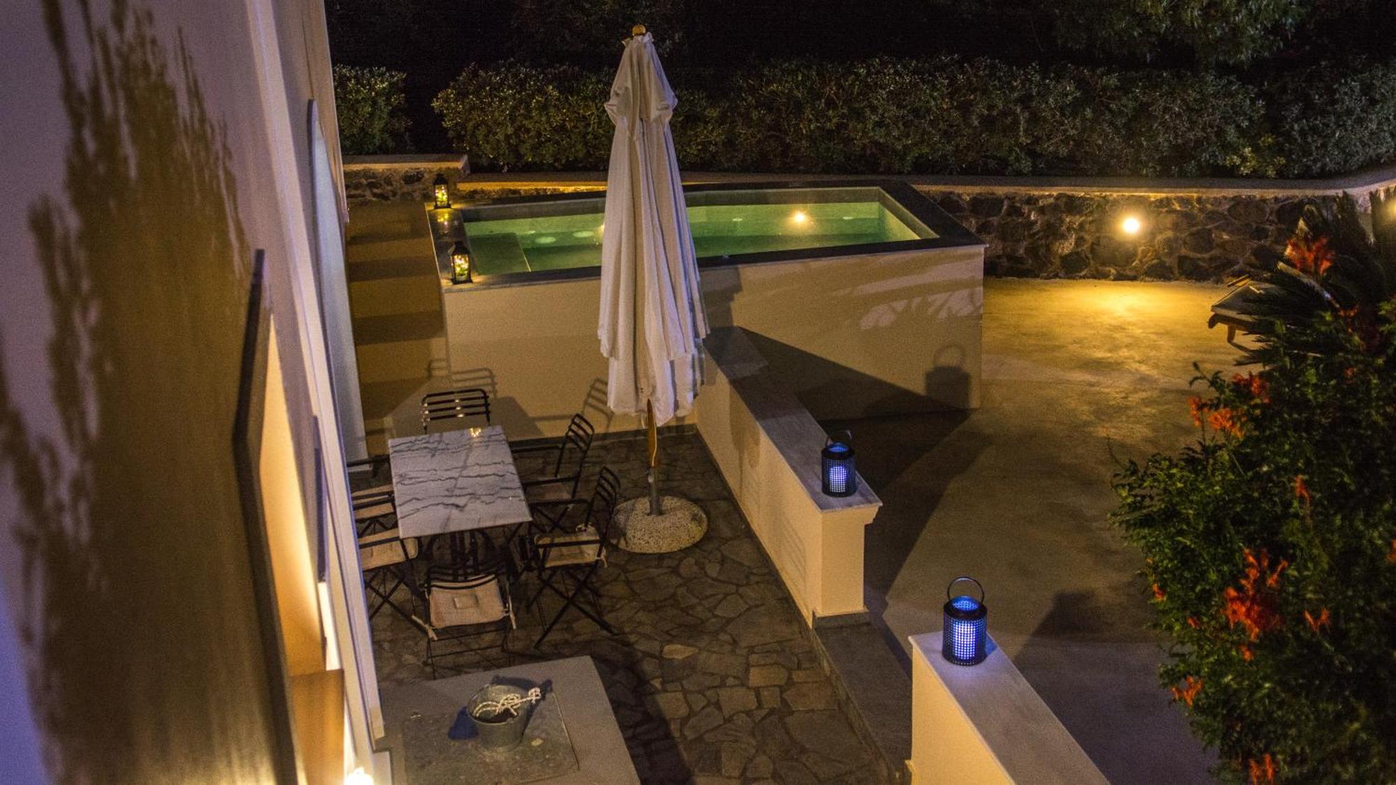 Karpimo Vineyard Villa With Heated Pool Éxo Goniá エクステリア 写真